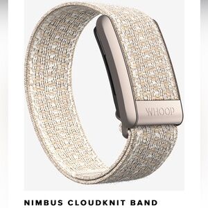 Whoop Band Cloudknit Nibus with Textured Fabric and Metallic Clasp